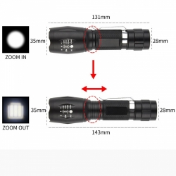 Alitom LED svítilna 3W zoom